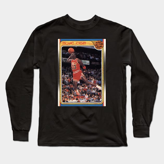 BASKETBALLART -JORDAN CARD 6 Long Sleeve T-Shirt by JORDAN-ART23